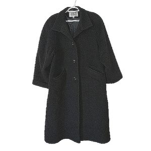 Vintage Bill Blass Alpaca & Merino Wool Coat 12P